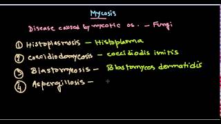 Fungal infection : mycosis