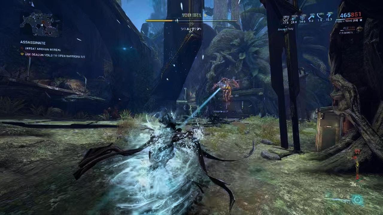 Warframe: Stropha vs. Archon Boreal - YouTube
