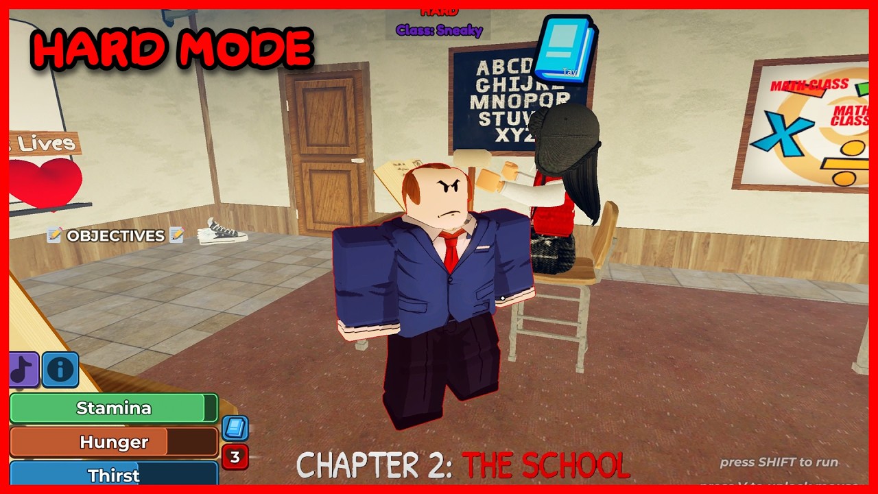 School Hard Mode walkthrough reference