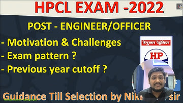 HPCL ENGINEER/OFFICER EXAM 2022 | EXAM PATTERN & PREVIOUS YEAR CUTOFF