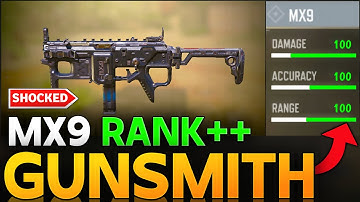THIS GUN SURPRISED ME MX9 BEST GUNSMITH | MX9 THE NEW UNDERRATED META OF CALL PF DUTY MOBILE |