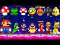 Super Mario Maker 2 - All Mario Power-Ups in Night Mode (4K HD)