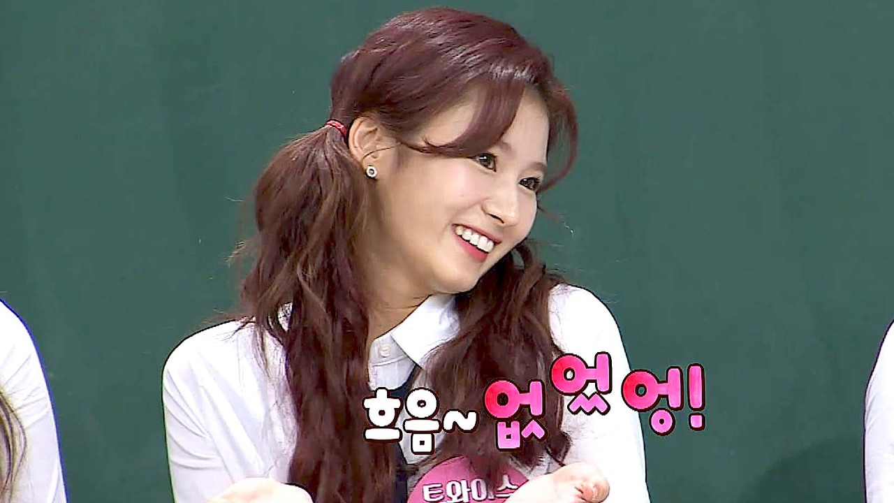 아형 레전드 트와이스 사나 애교 