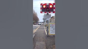 Halscott Level Crossing with a class 175 and 150.