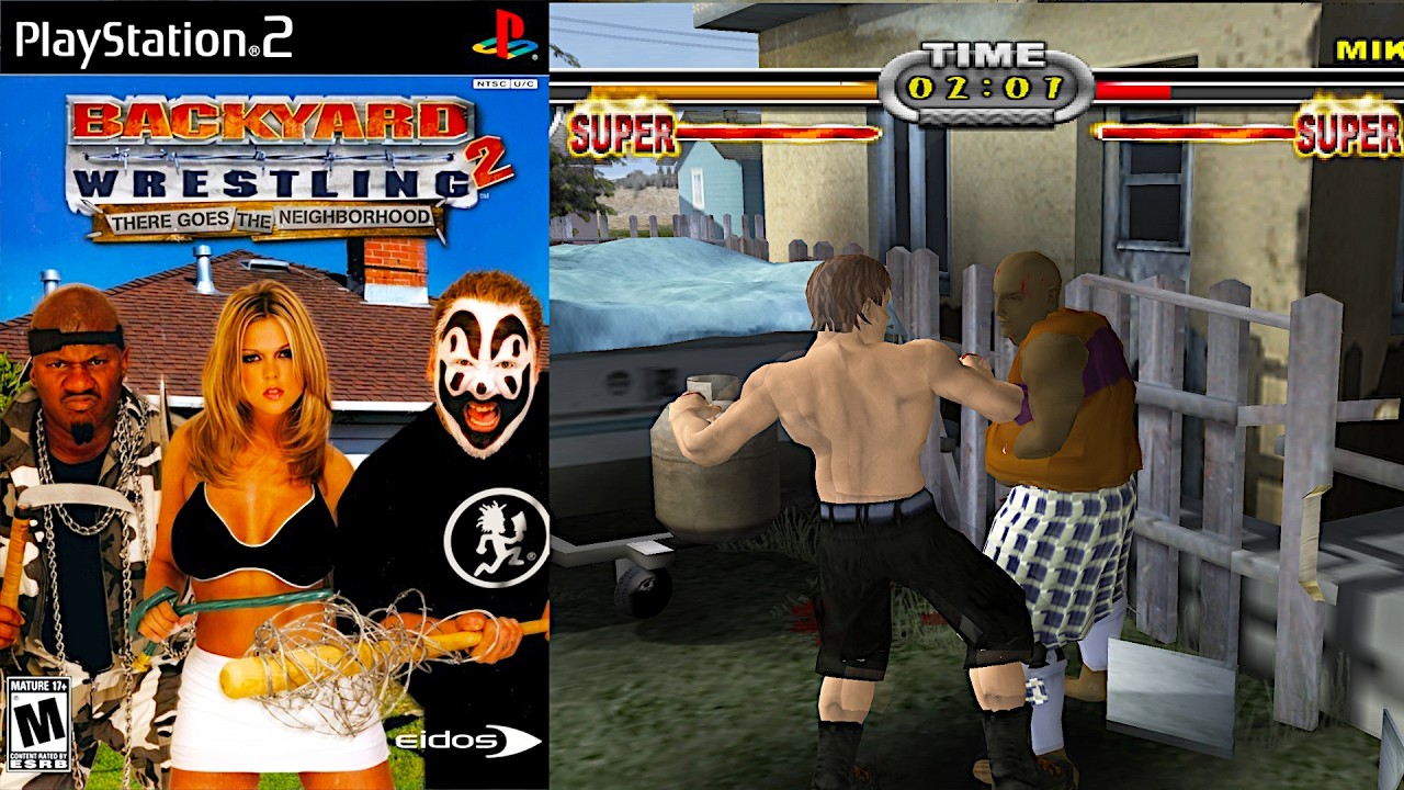 Backyard Wrestling 2 - There Goes the Neighborhood PS2 - YouTube