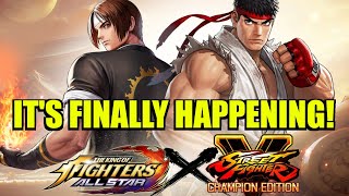 THE KING OF FIGHTERS ALLSTAR x STREET FIGHTERS V Collab Announcement!