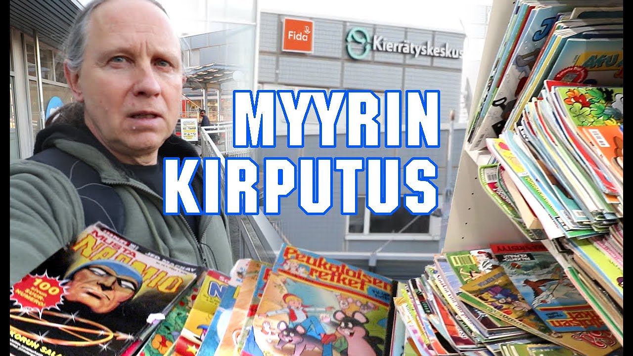 Sarjakuvia kirppis Myyrmäki