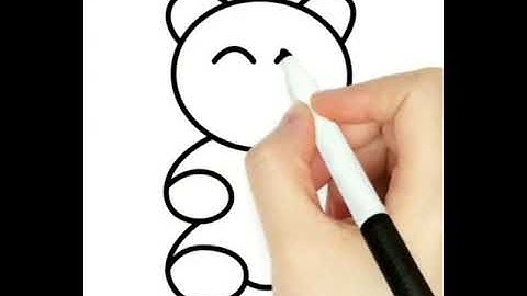 Vẽ Con Gấu Siêu Dễ | Học Vẽ TV