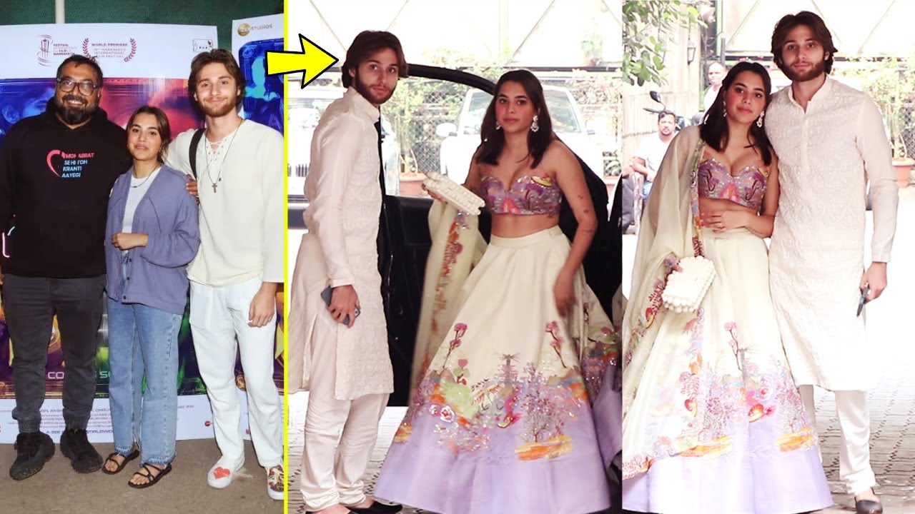 Anurag Kashyap's Daughter Aaliyah With Firangi Boyfriend Arrives At Alanna Panday MEHENDI Ceremony