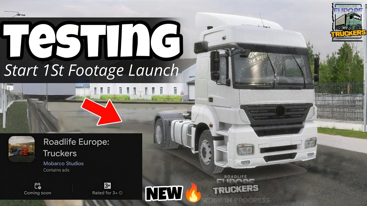 Roadlife Europe Truckers Finally Testing Start - New Game Footage & Release Timeline 🤯🔥