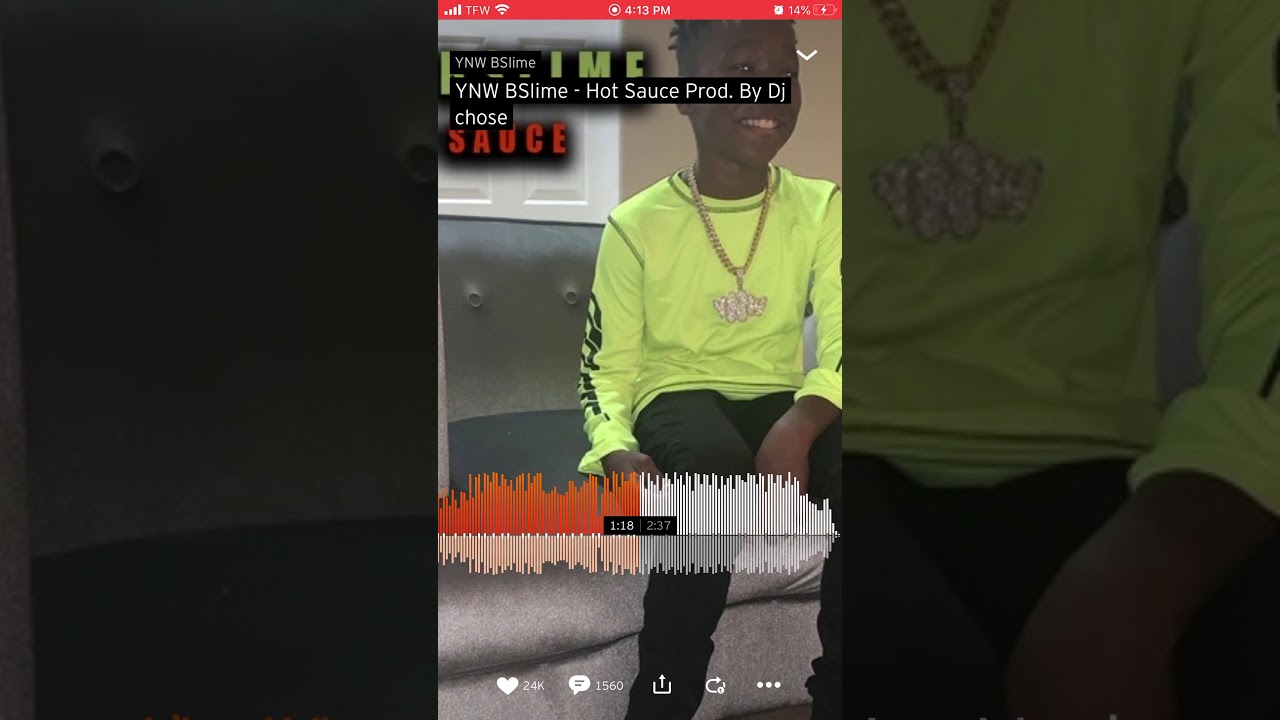 YNW BSlimeHot Sauce (Official Audio) (First Song) YouTube