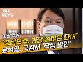 "중상모략, 가장 점잖은 단어"…윤석열, 국감서 '작심발언' (현장영상) / SBS