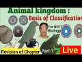 @ Animal Kingdom : Basis of Classification