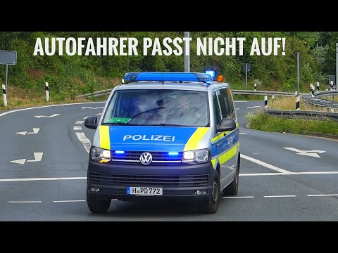 [Polizist regt sich auf] FUSTW der Polizei Hannover auf Einsatzfahrt