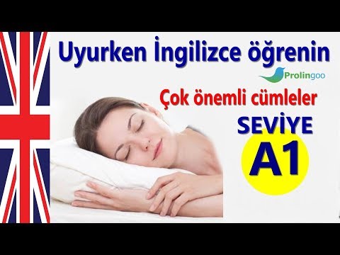 İngilizce öğrenmek | En Önemli İngilizce Kelime Öbekleri ve Kelimeler | Uykuda Öğrenme