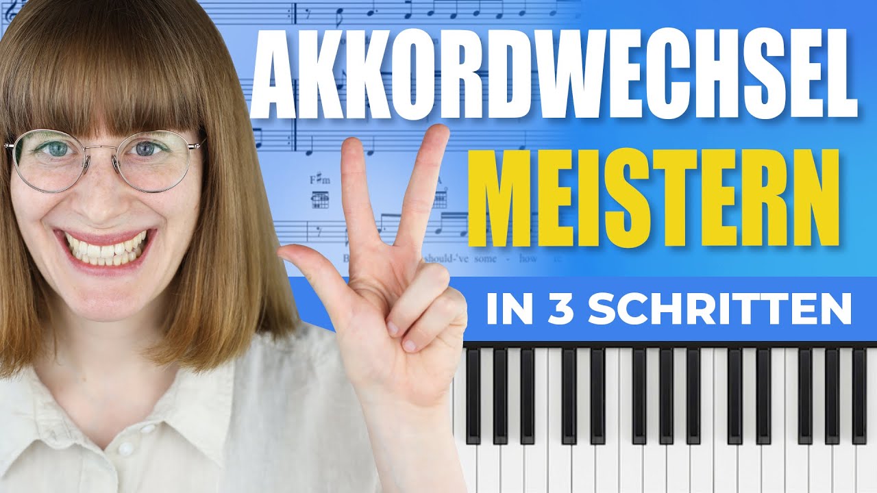 Akkordwechsel üben in 3 Schritten