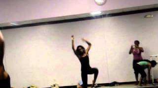 Pon de floor rehearsal D. Arts