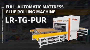 Lianrou mattress glue machine machinery  glue memory foam automatic hotmelt glue line