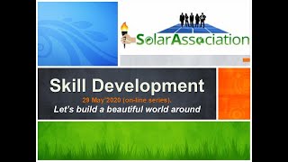 Solar PV Certification Course Series by Solar Association ( Part-1)