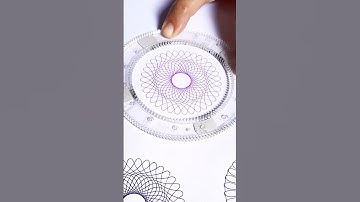 Amazing Spirograph Pattern #shorts #spirograph #satisfying #asmr #2025