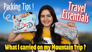 My Travel Essentials Kits | How to pack for a Trip ? Kashika Chauhan