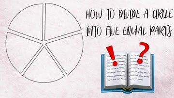 How to divide a circle into five equal parts|LearNow