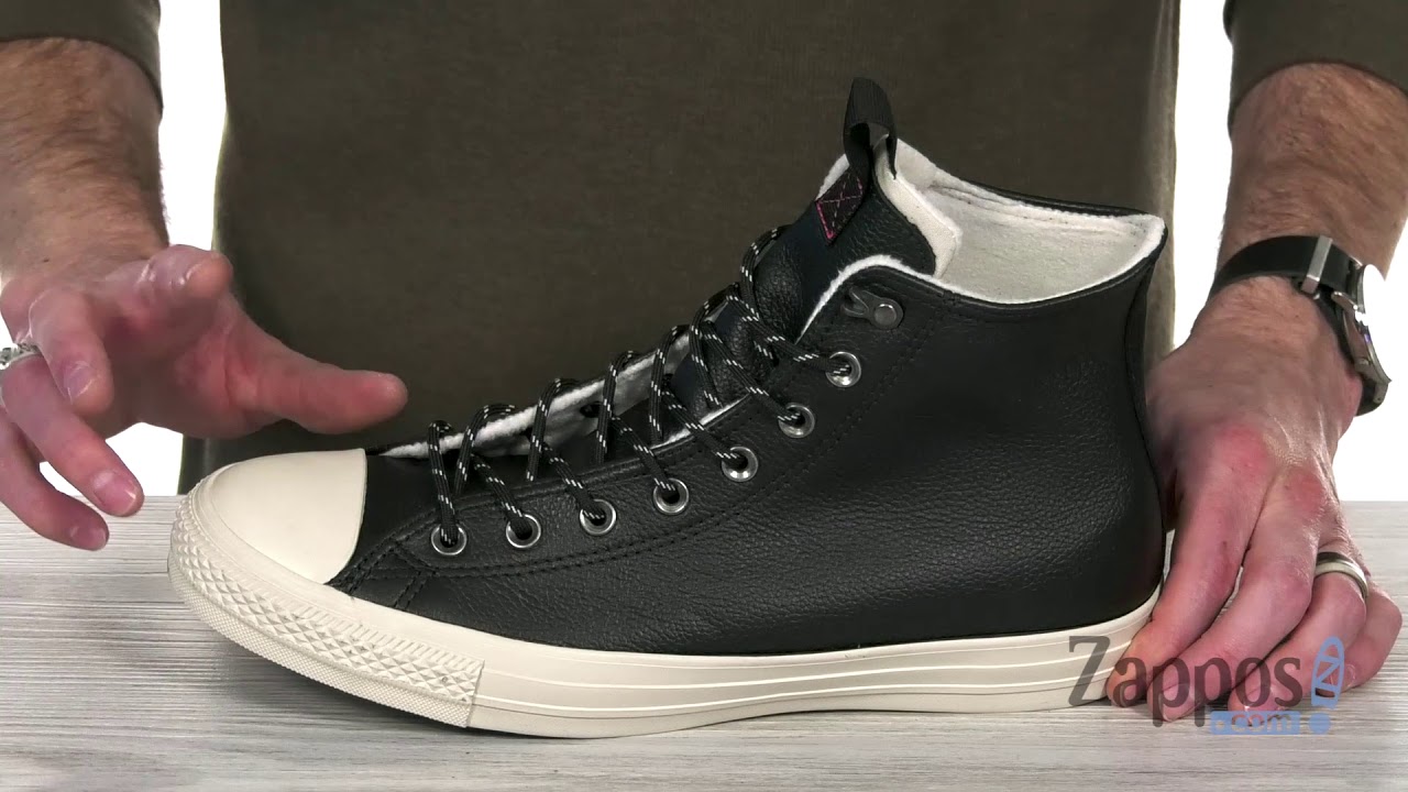 converse all star leather hi top