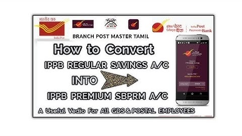 How to Convert IPPB Regular Savings Account into IPPB PREMIUM SBPRM Account Using Micro Atm in Tamil