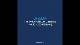 LiteLLM: The Universal LLM Gateway (v1.82 - 2026 Edition) · 2/24 · Parameter Translation Magic