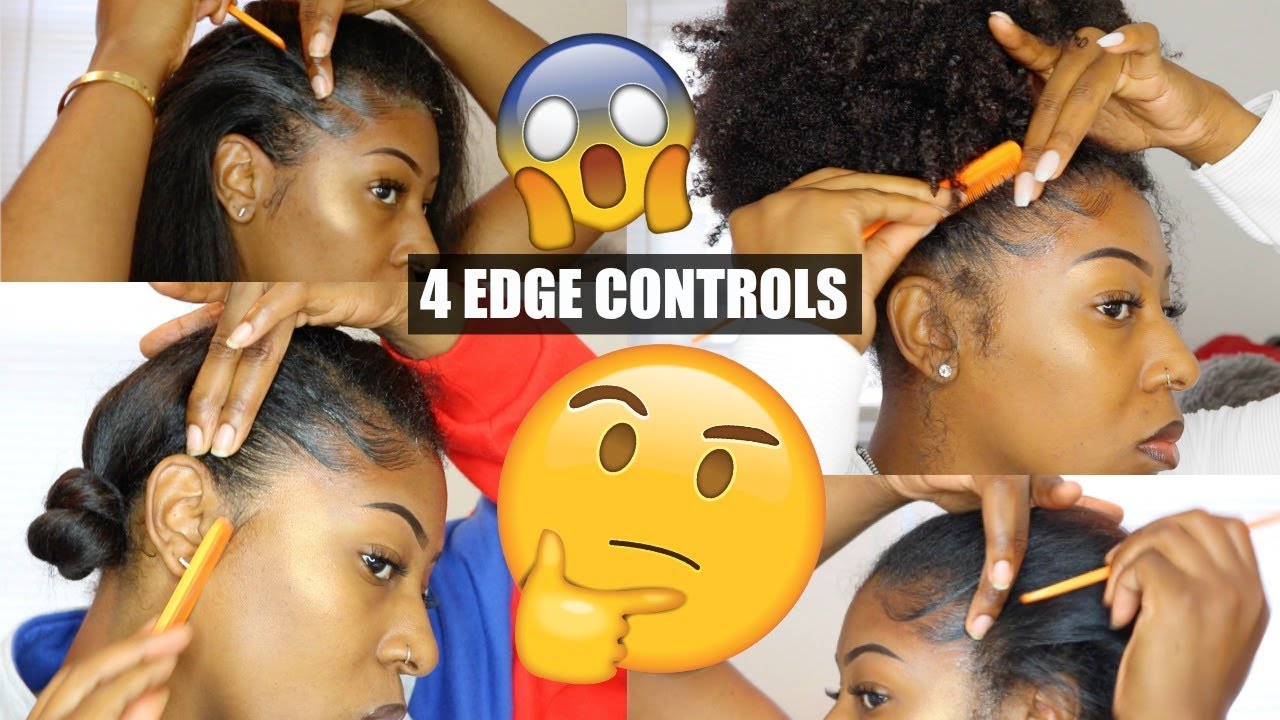 TESTING EDGE CONTROLS on my Type 4 Natural Hair😳 // I actually show how