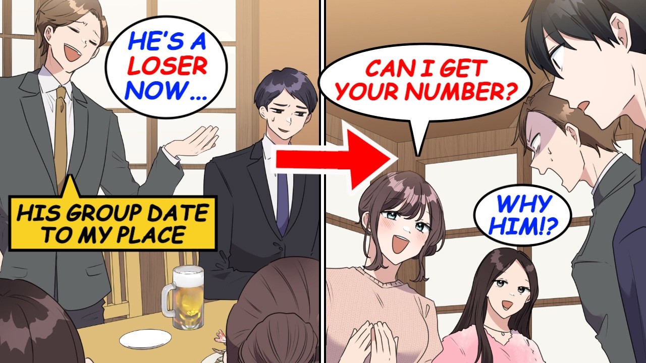 I got mocked by a classmate at his group date in my shop. But his crush chose me!? [Manga]