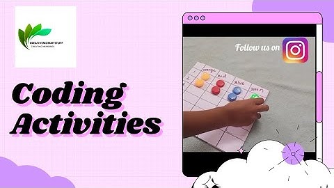 coding activities for kids | fun activities | free printable