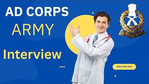 Army dentist corps interview | Ad corps interview questions | PD Classes 