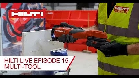 Hilti Live Episode 15 - Introducing Multi-Tool (SMT 6-22)