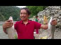 Catching Big Fish with Gill Net in River of Nepal - दिपायल सेति नदीमा यसरी मारिन्छ माछा Fishing Vlog