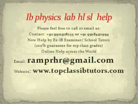 physics ib extended essay ideas