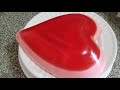gelatina de corazon 2 ingredientes /gelatina de corazon para san valentin / gelatina para san valent