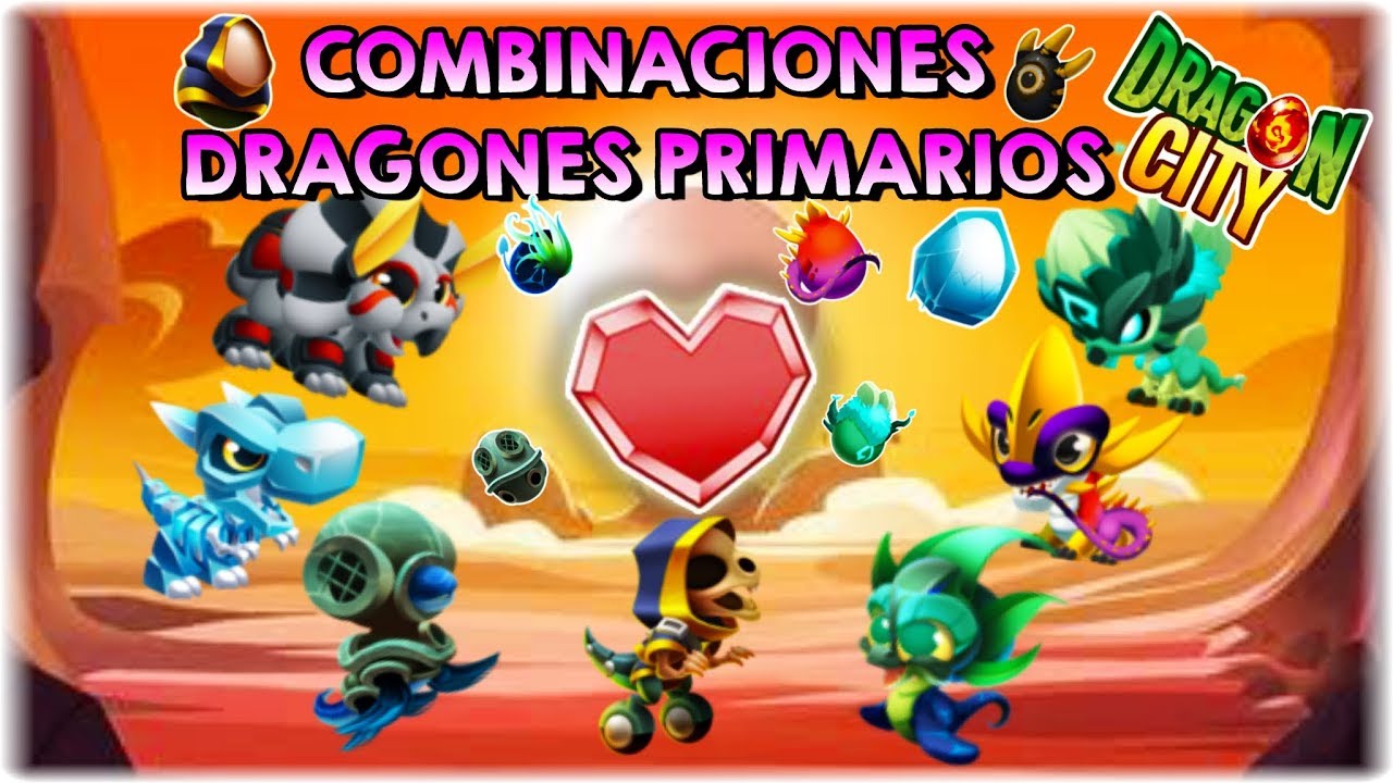 Como Sacar A Todos Los Dragones Primarios💕💖 COMBINACIONES 2018 Dragón City Traveler YouTube