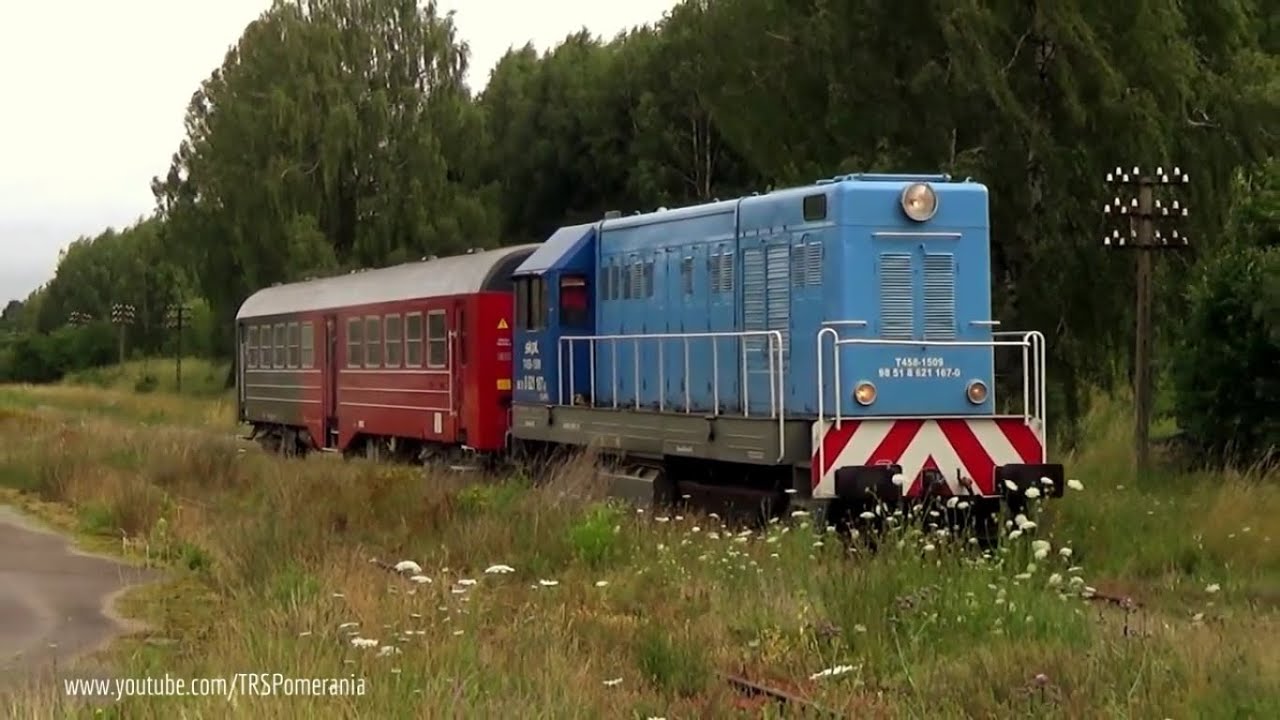 Pociągi osobowe SKPL na linii Bytów - Lipusz (T458-1509) // Regular passenger trains on Bytow-Lipusz