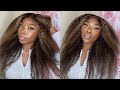 YOU NEED THIS HIGHLIGHT WIG! |How To Install Your Wig Like Your Hairstylist! | CurlyMe Hair