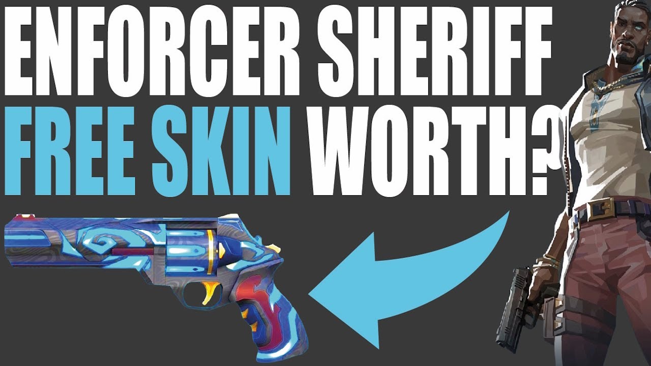 Free Valorant Enforcer Sheriff Veto Skin In-game Showcase in All Graphics Settings