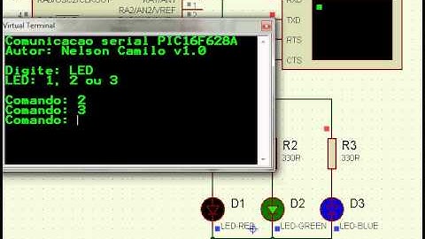 Comunicação serial com microcontrolador PIC - www.pictronics.com.br
