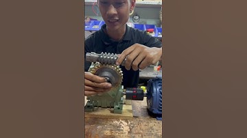 Thử thách xoay bộ chuyển động trục vít bánh vít #shorts #short #hopgiamtoc #motorgiamtoc #geat