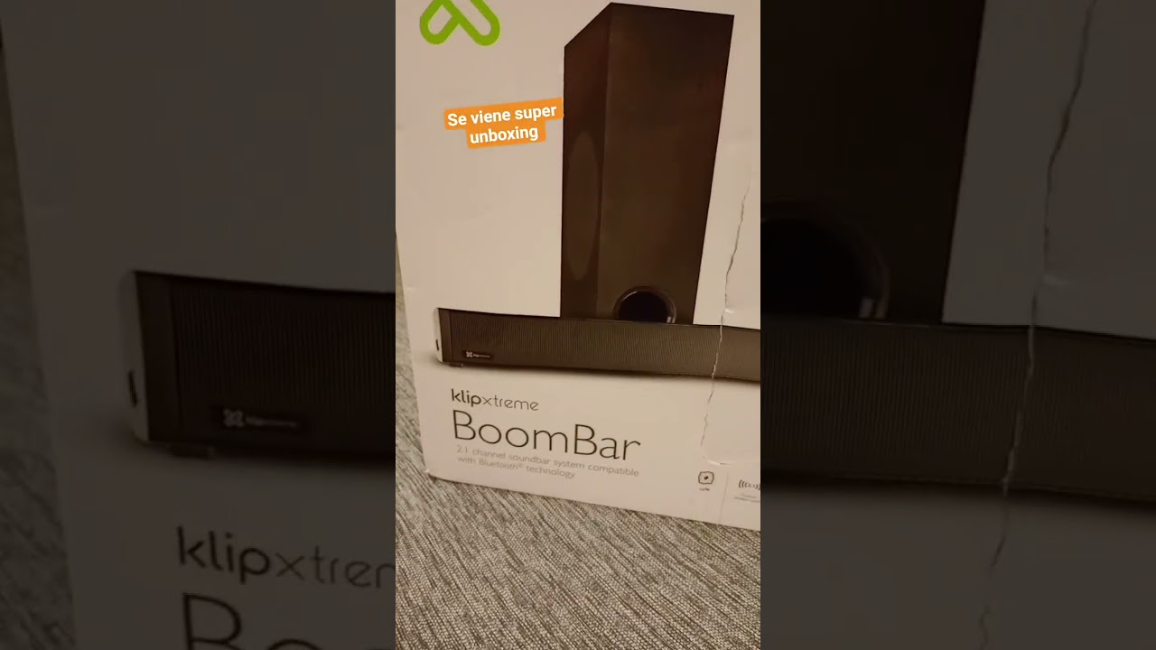 Se viene unboxing de la hermosa barra de sonido Klipxtreme BoomBar!