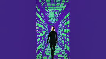 Futuristic matrix futurism from the future made using artificial intelligence