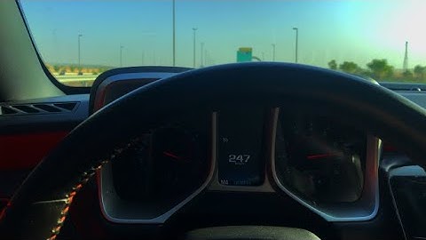 Camaro 2014 RS v6 Top Speed - 247 Speed Limited!!!