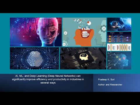 AI, ML, and Deep Learning (Deep Neural Networks) can significantly improve efficiency