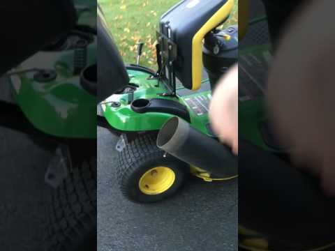 john deere z335e bagger installation