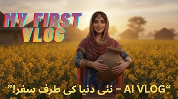 “Starting My Journey – My First Vlog Created with AI!”