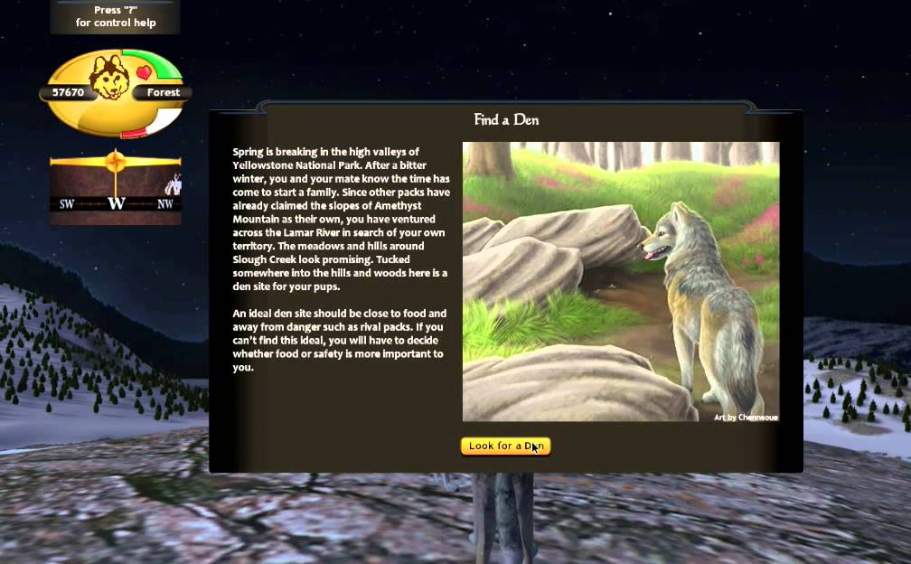 WolfQuest How To Get A Secret Den And Albino Pup YouTube WolfQuest How To Get A Secret Den And Albino Pup YouTube